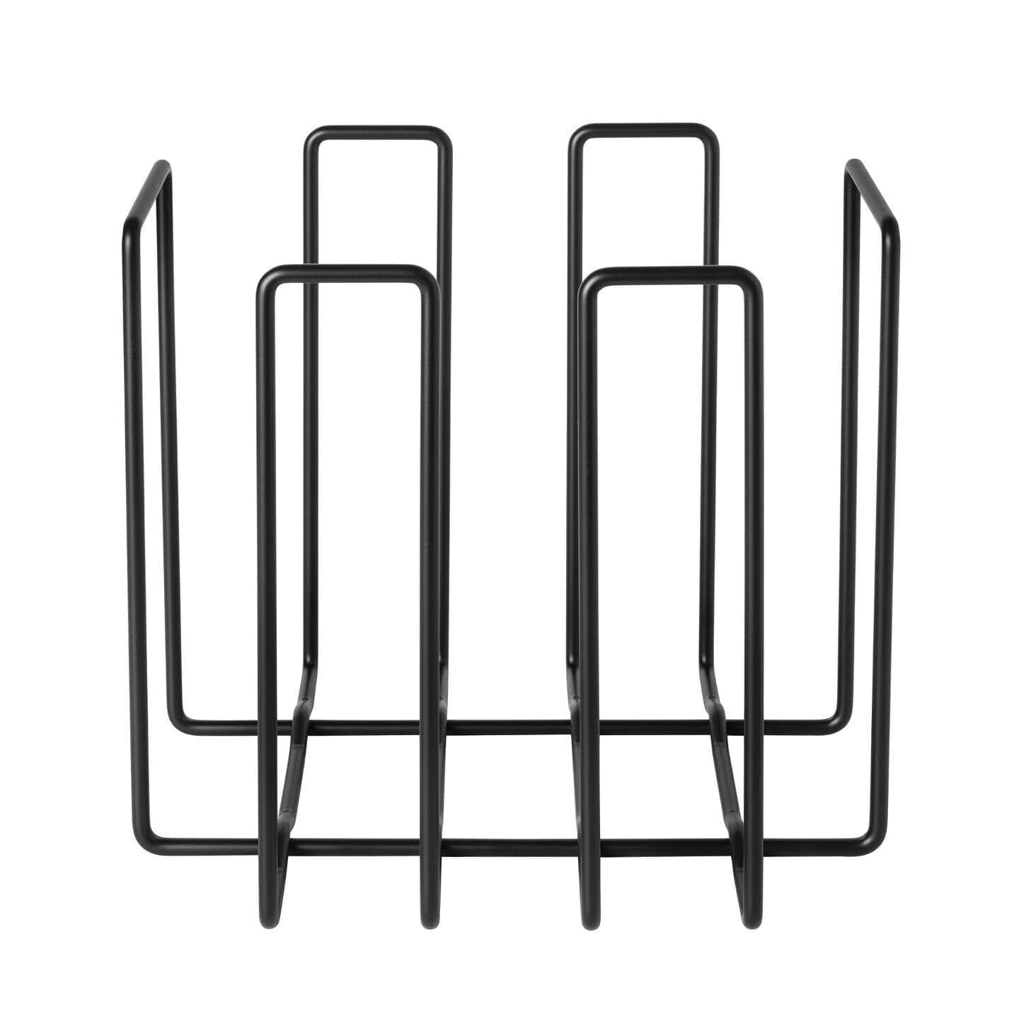 BLOMUS Стойка / поставка за вестници и списания WIRES – цвят черен