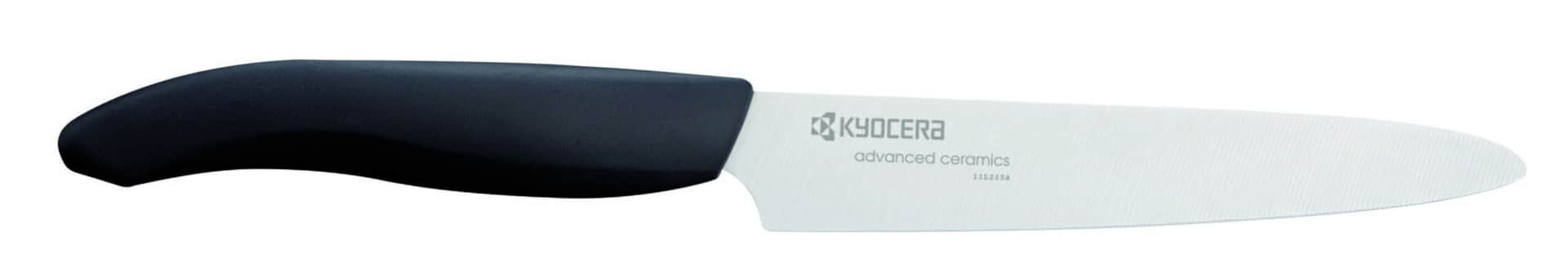 KYOCERA Керамичен нож за домати – бяло острие/черна дръжка – 12,5 см.