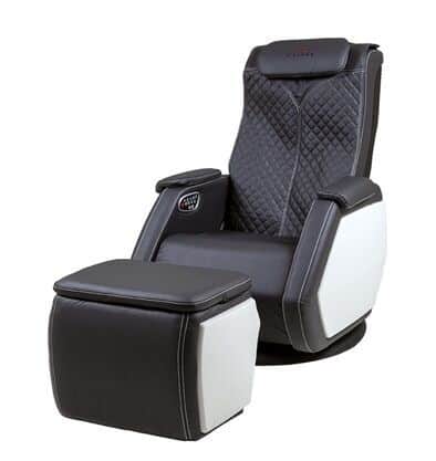 CASADA Масажен стол SMART V + масажна табуретка – цвят черен