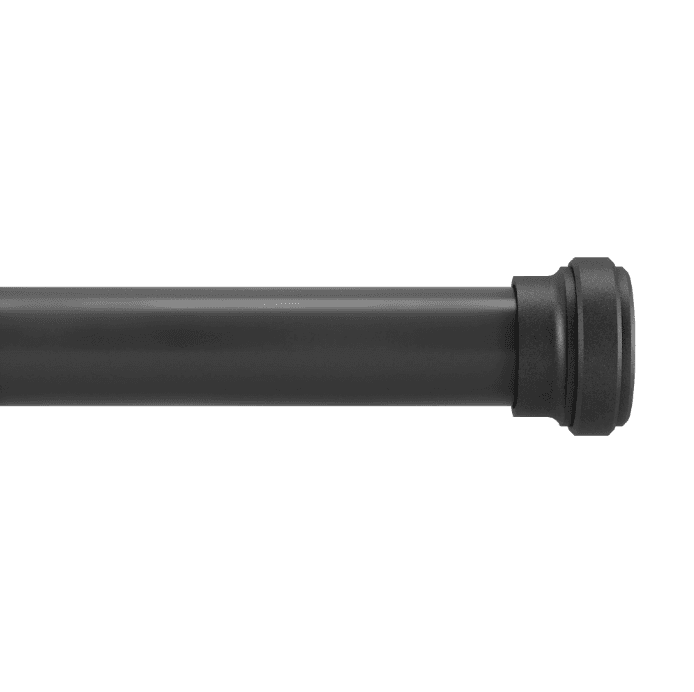 UMBRA Корниз “CAST IRON CAP“ – цвят черен – размер 91-183 см.