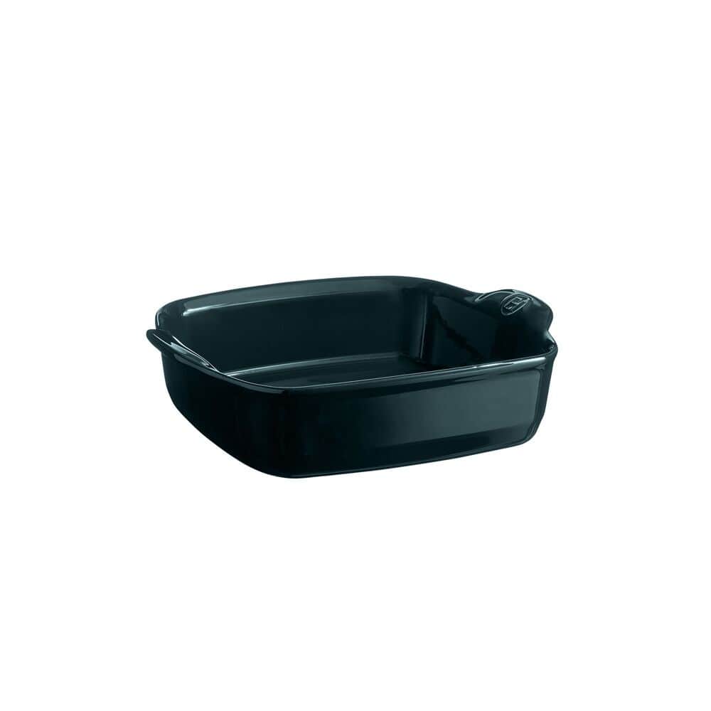 EMILE HENRY Керамична тава „SQUARE OVEN DISH“- 22х22см – цвят тъмнозелен