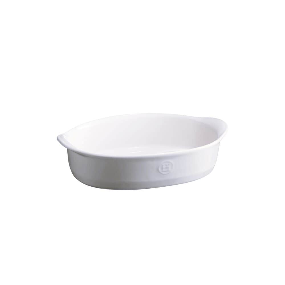 EMILE HENRY Керамична тава „SMALL OVAL OVEN DISH“ – цвят бял