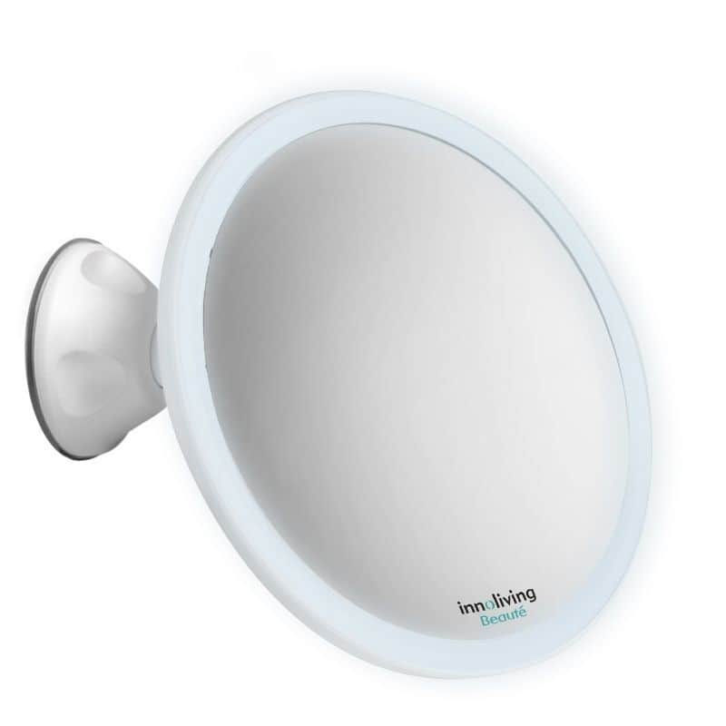 INNOLIVING Увеличително козметично огледало с LED светлина INN – 804