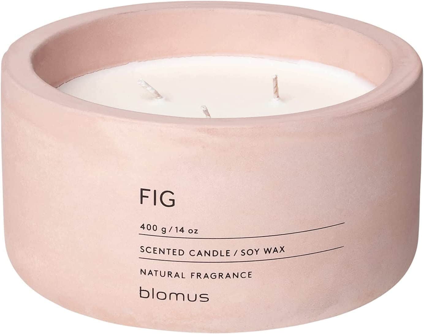 BLOMUS Ароматна свещ FRAGA размер XL  - аромат Fig - цвят Rose Dust
