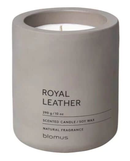 BLOMUS Ароматна свещ FRAGA размер L - цвят Satellite - аромат Royal Leather