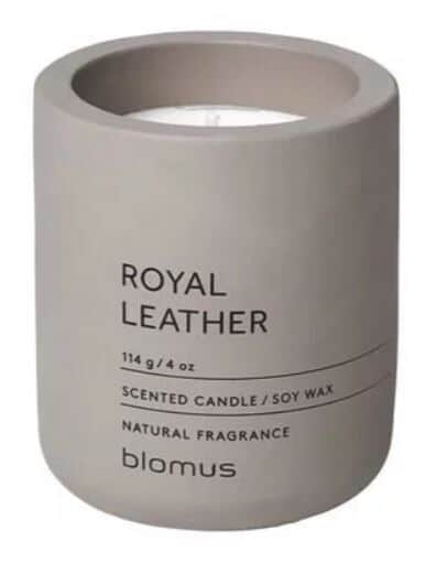 BLOMUS Ароматна свещ FRAGA размер S - цвят Satellite - аромат Royal Leather