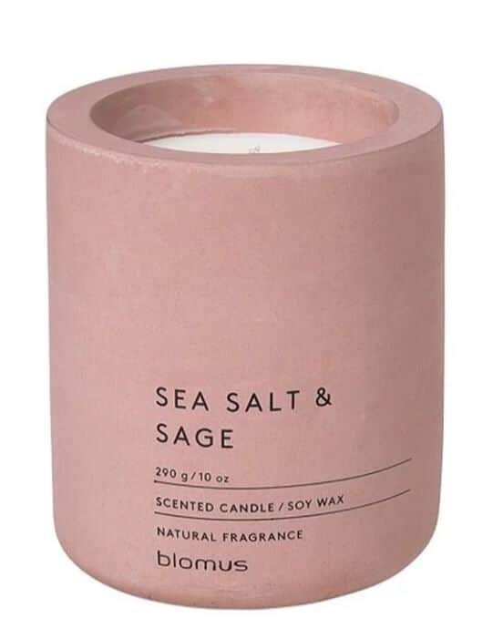 BLOMUS Ароматна свещ FRAGA размер L - цвят Withered Rose - аромат Sea Salt &amp; Sage