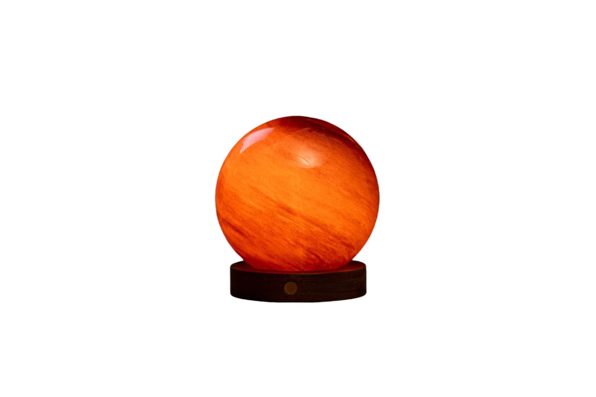 GINGKO Смарт лампа “AstraGlass“ пясъчна буря - размер L