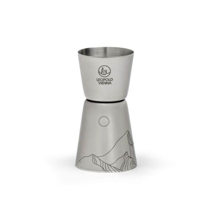 LEOPOLD VIENNA Двоен джигър/мярка за алкохол “Mountains“ - 20/40 мл