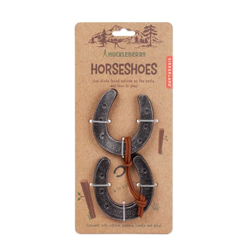 Игра с подкови и кожена връв Huckleberry