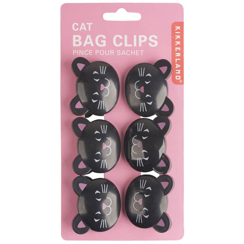 Щипки за съхраняване на храна Black Cat котки