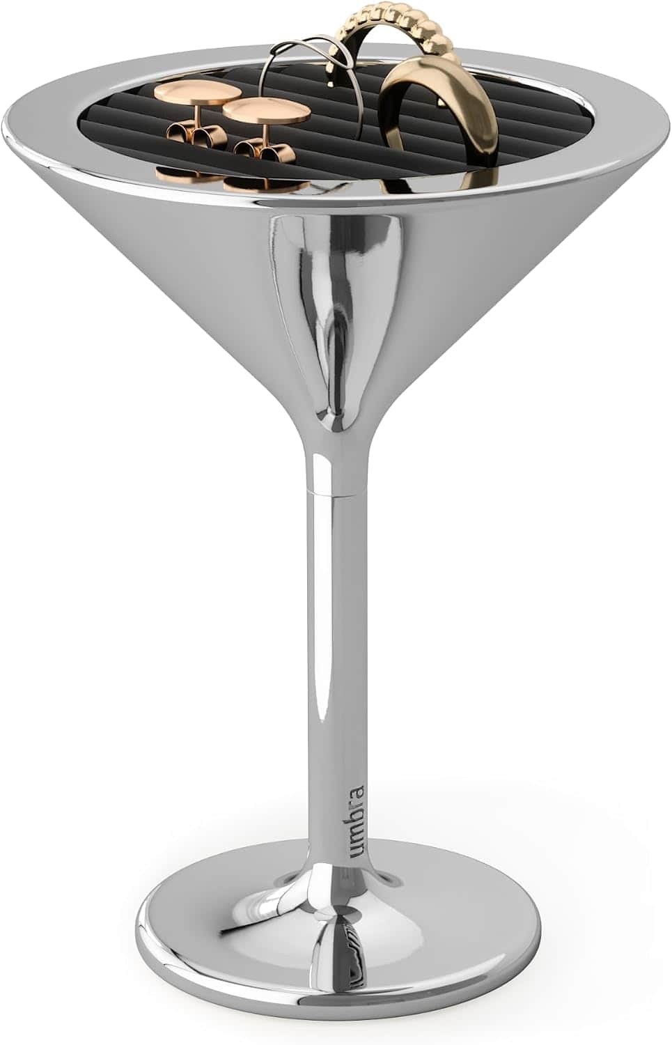 UMBRA Поставка за пръстени TINI MARTINI - цвят хром