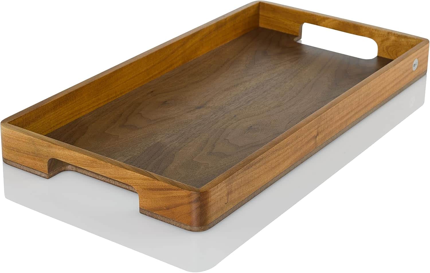 AdHoc Табла/поднос за сервиране Serve - 56x30 см - акация и орех