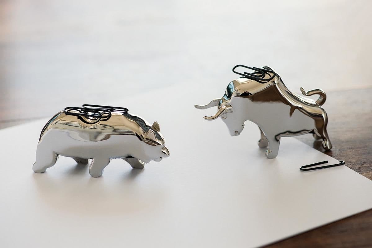 PHILIPPI Комплект магнитни поставки за кламери “BULL & BEAR“