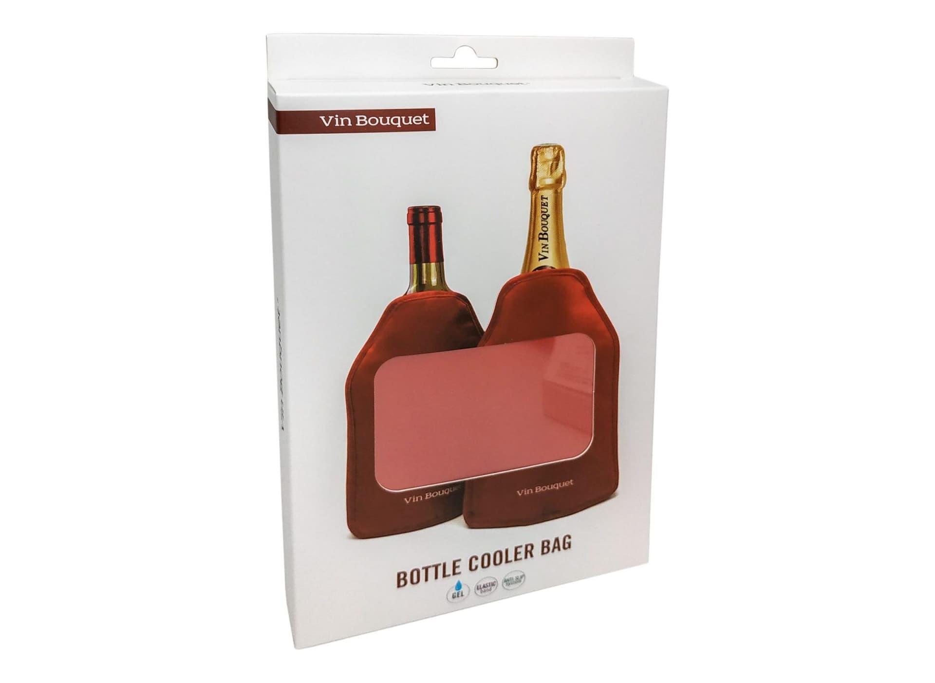 Vin Bouquet Охладител за бутилки с гел – червен