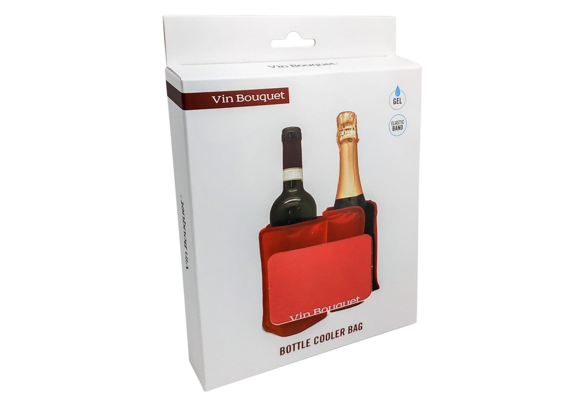 Vin Bouquet Охладител за бутилки с гел – червен