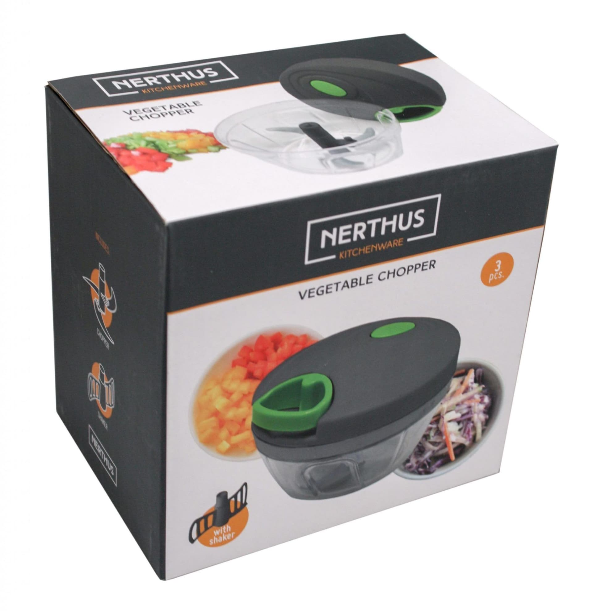 Nerthus Ръчна резачка за зеленчуци с миксер – 2 в 1