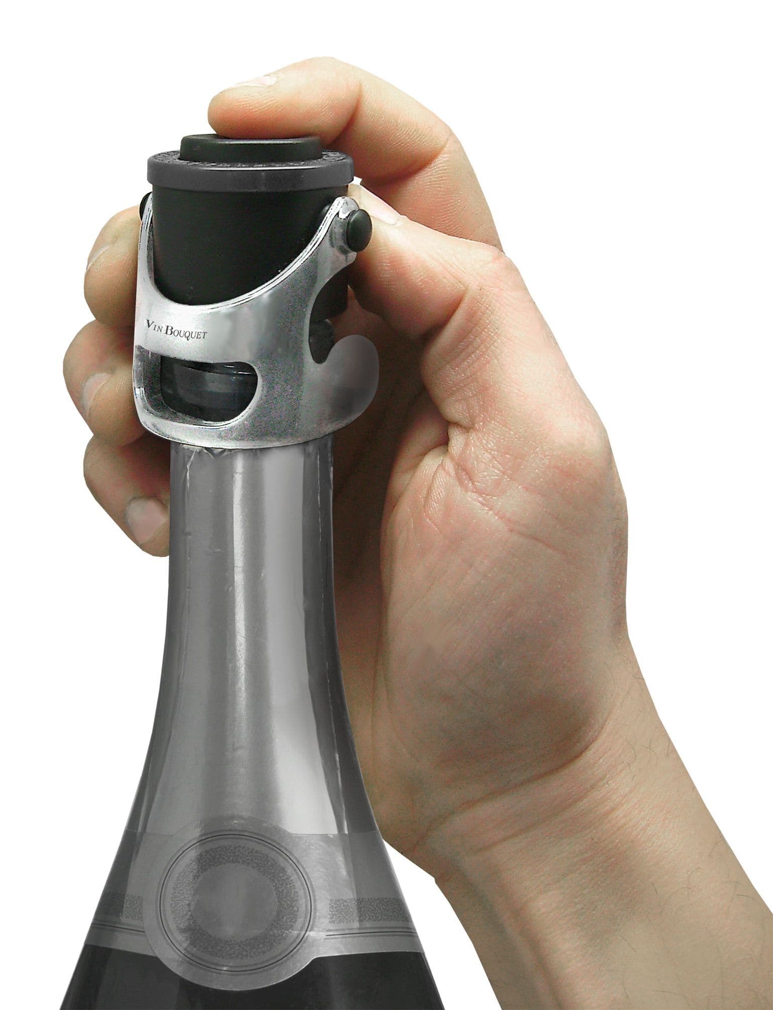 Vin Bouquet Метална тапа за шампанско с помпа – 2 IN 1