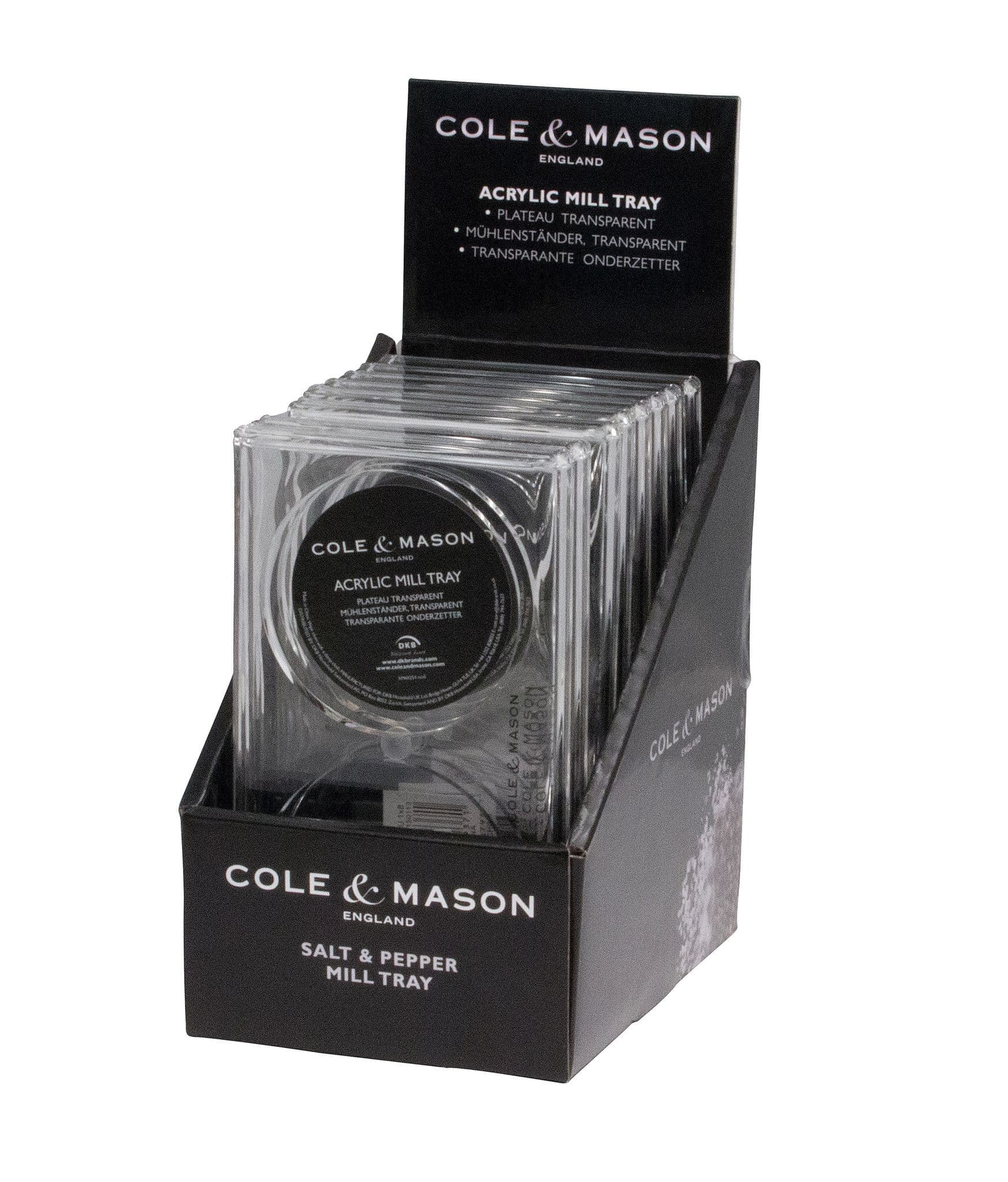 COLE & MASON Акрилна поставка за мелнички