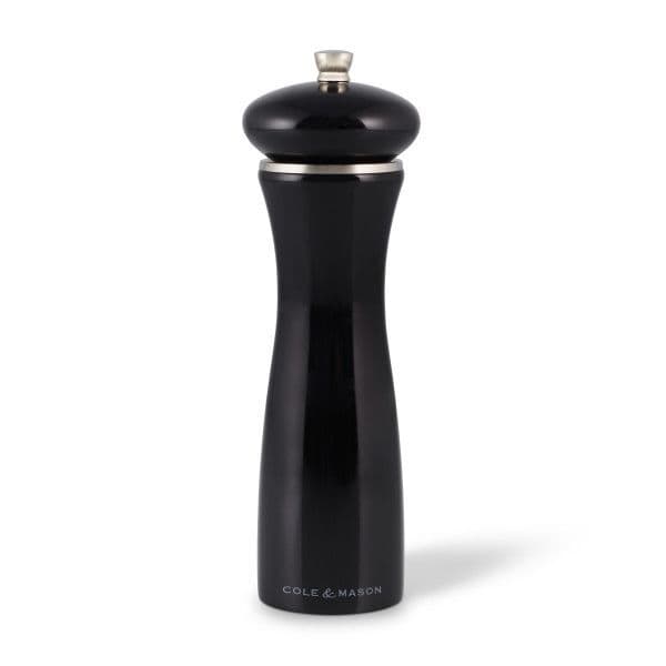 COLE&amp;MASON Мелничка за сол “SHERWOOD BLACK GLOSS“ - 20 см. - цвят черен