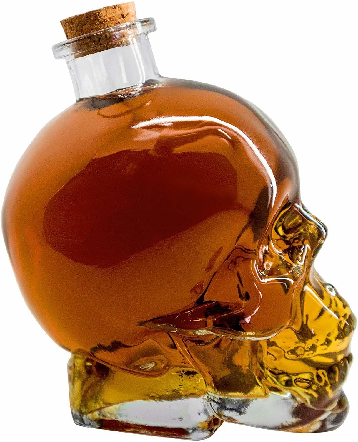 Vin Bouquet Стъклена бутилка за алкохол – череп – 0,750 л.