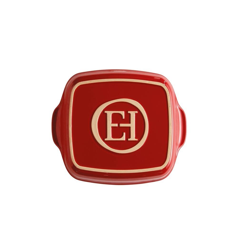 EMILE HENRY Керамична тава „SQUARE OVEN DISH“- 22х22см – цвят червен