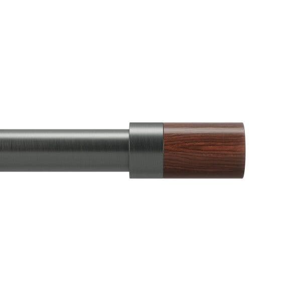 UMBRA Корниз “BLOK“ – цвят “Gun Metal“ – размер 183-366 см.