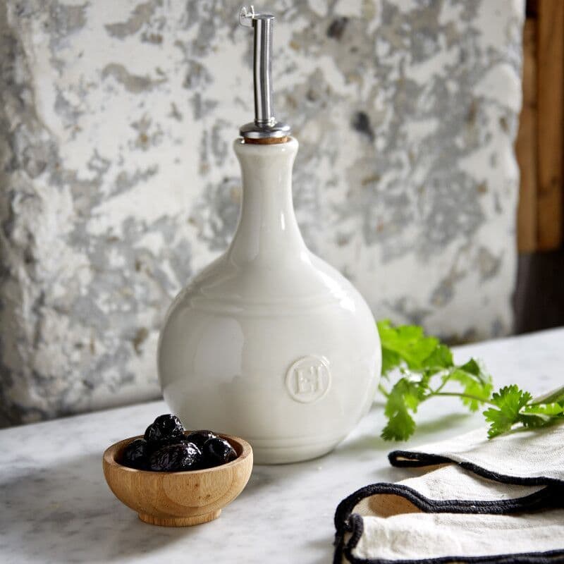 EMILE HENRY Бутилка за оцет с дозатор VINEGAR CRUET – цвят бял