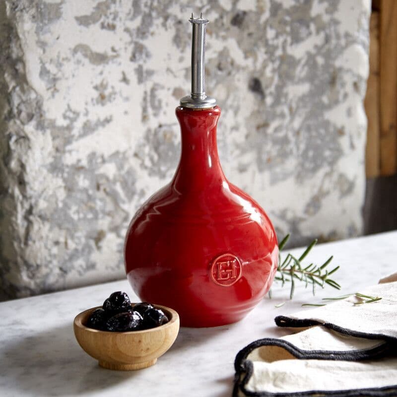 EMILE HENRY Бутилка за оцет с дозатор VINEGAR CRUET – цвят бял