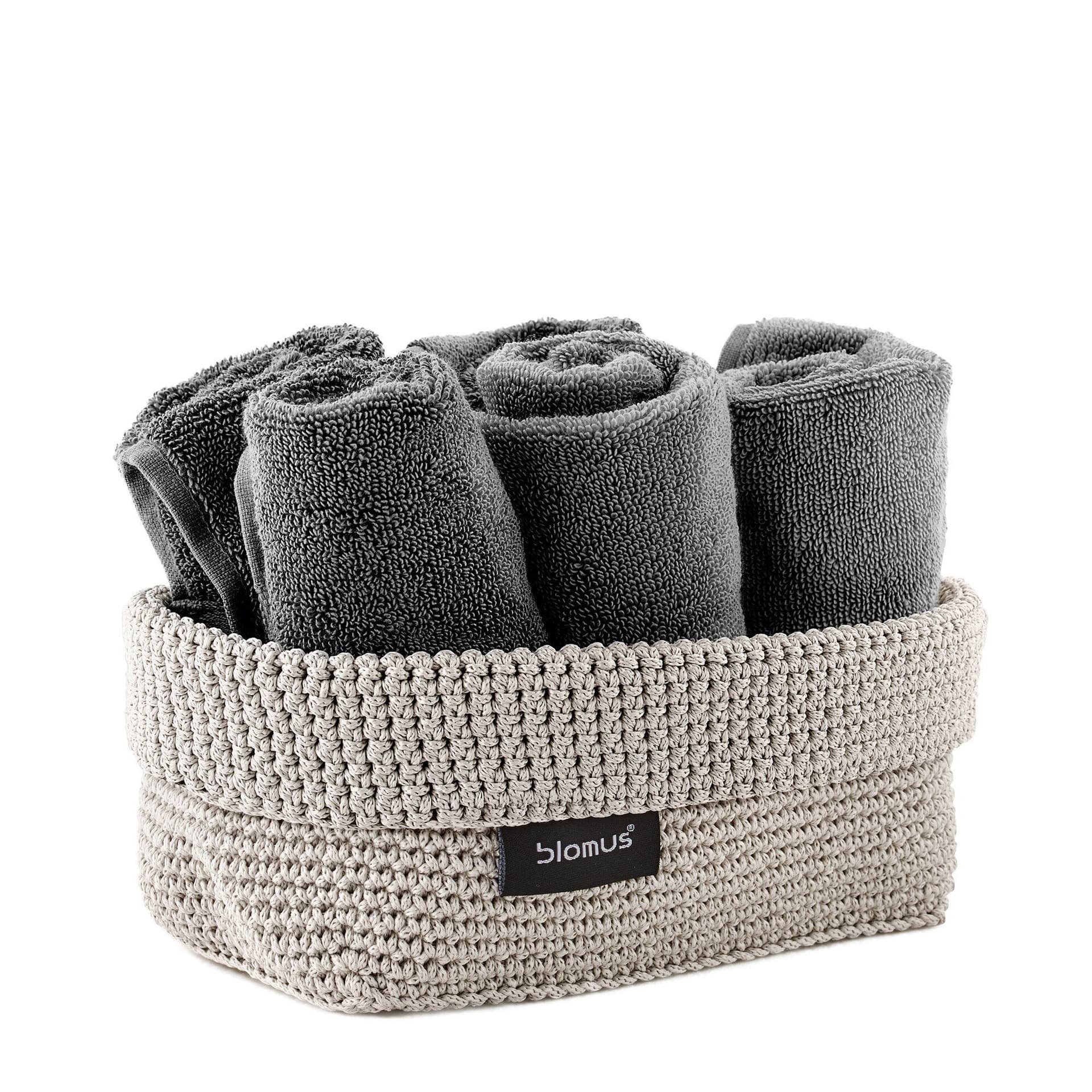 BLOMUS Панер за съхранение TELA, L размер – цвят пясъчен (Sand)