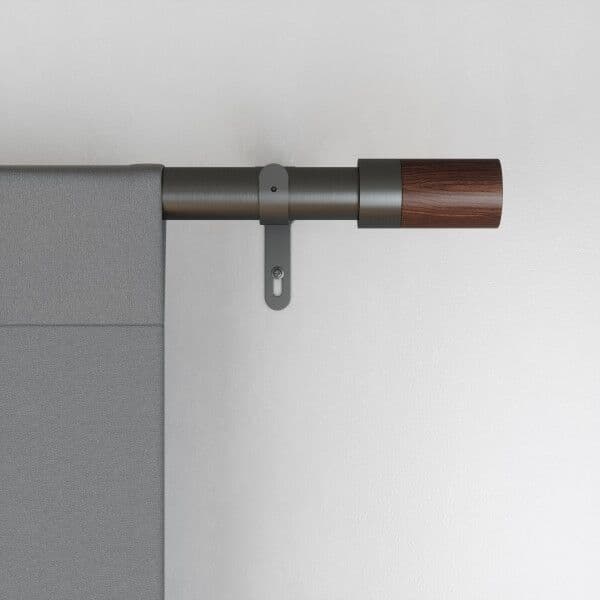 UMBRA Корниз “BLOK“ – цвят “Gun Metal“ – размер 91-183 см.