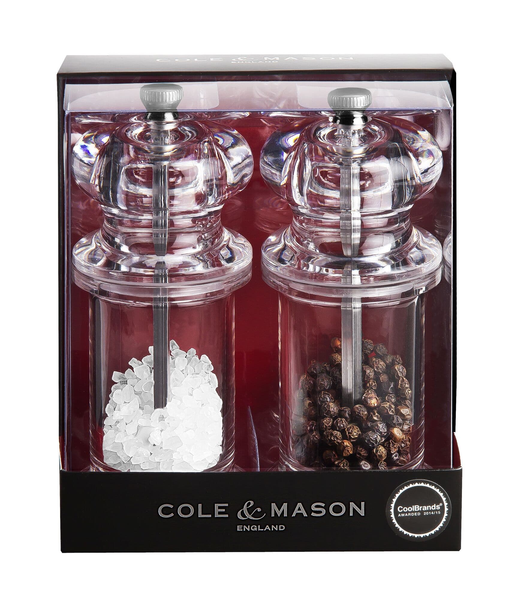 COLE & MASON Комплект мелнички за сол и пипер “505“ – 14 см.