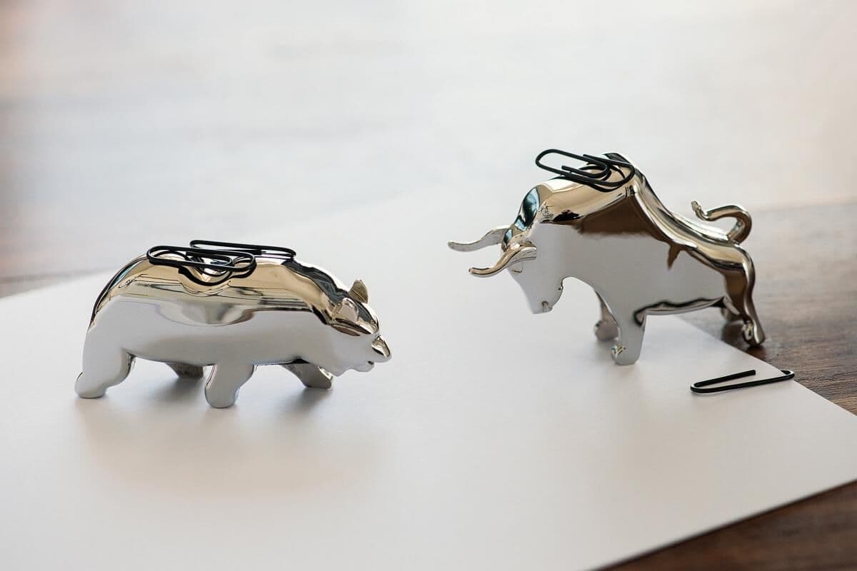 PHILIPPI Комплект магнитни поставки за кламери “BULL & BEAR“