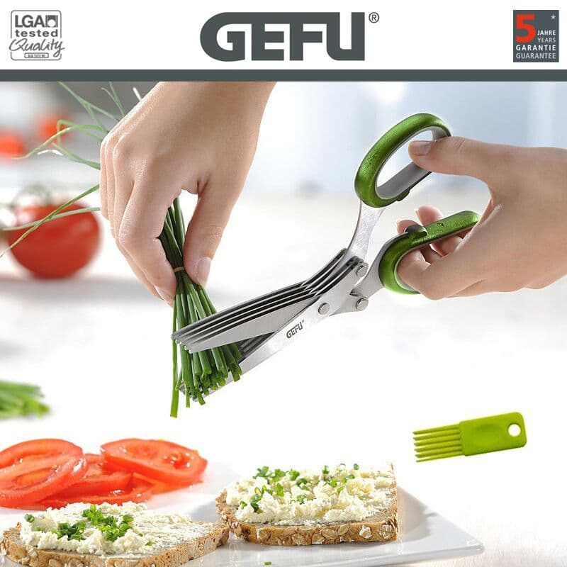 GEFU Ножица за подправки CUTARE – цвят зелен
