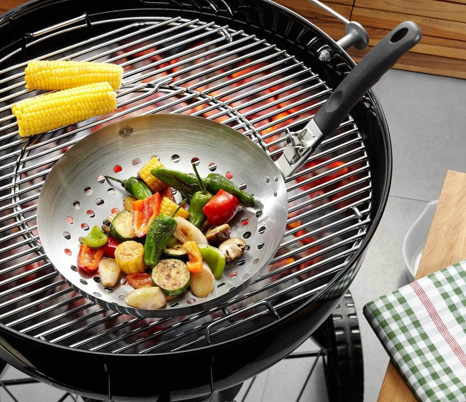 GEFU Уок тиган за барбекю с мобилна дръжка BBQ