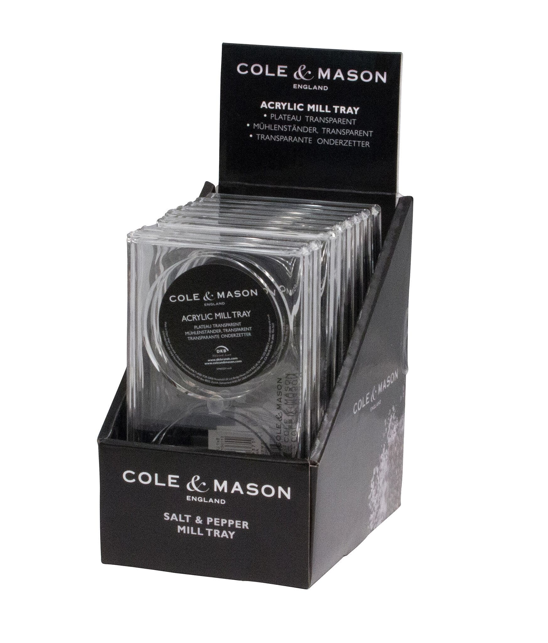 COLE & MASON Акрилна поставка за мелнички