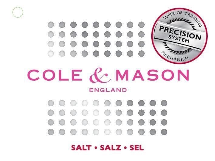 COLE&MASON Комплект мелнички за сол и пипер “CAPSTAN“ – 15,5 см.