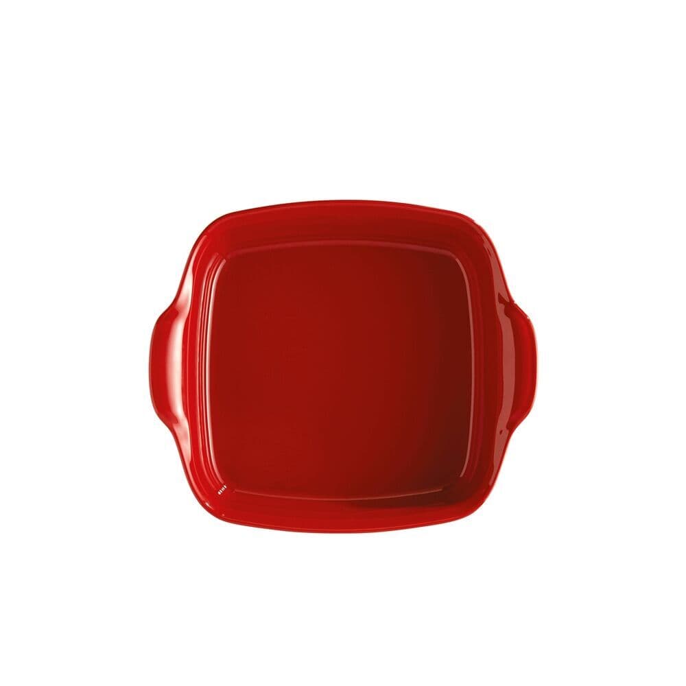 EMILE HENRY Керамична тава „SQUARE OVEN DISH“- 22х22см – цвят червен