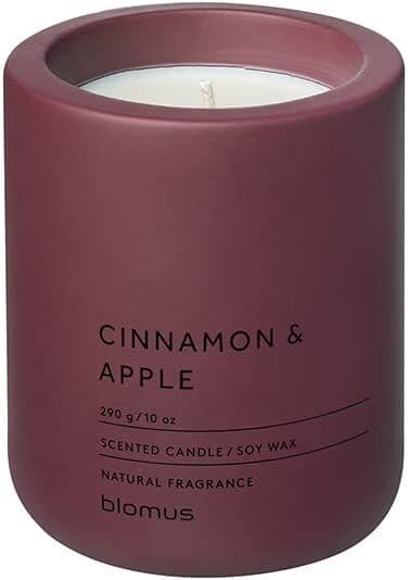 BLOMUS Ароматна свещ FRAGA размер L - аромат Cinnamon &amp; Apple - цвят Port