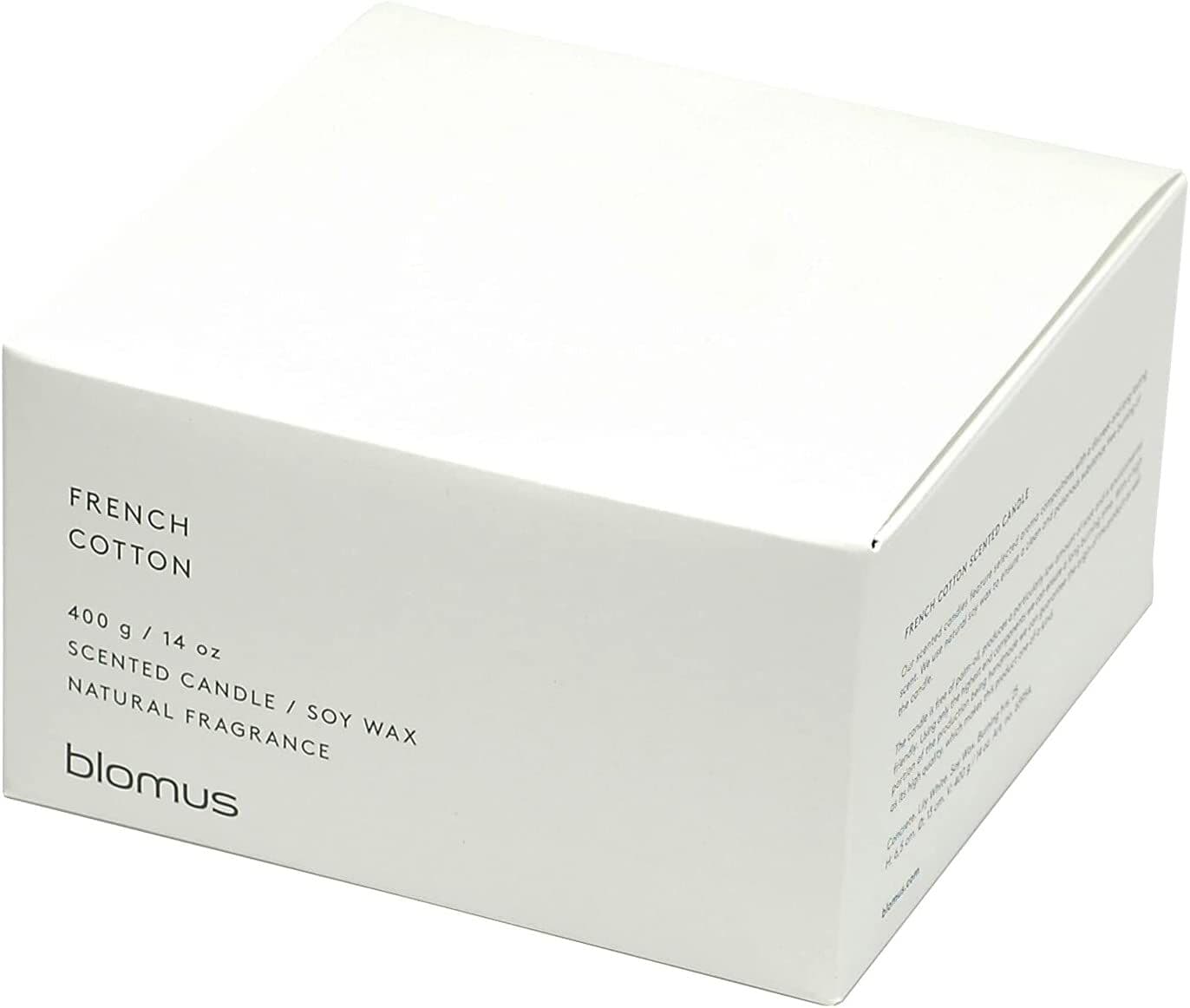 BLOMUS Ароматна свещ FRAGA размер XL – аромат French Cotton – цвят Lily White