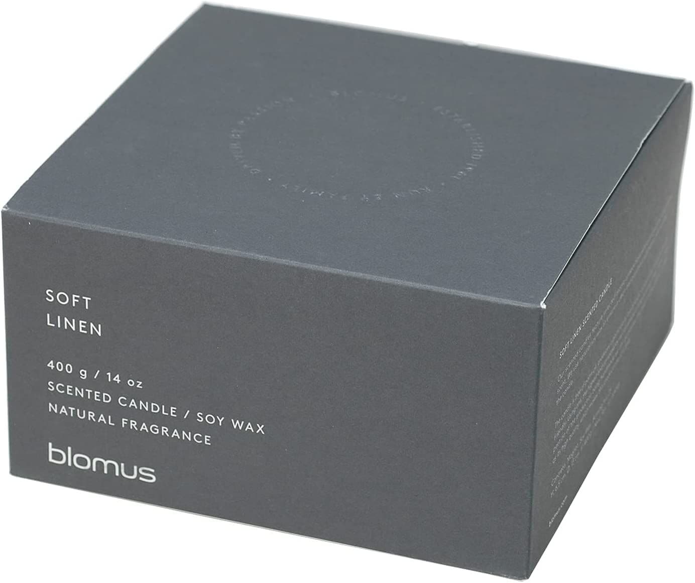 BLOMUS Ароматна свещ FRAGA, размер XL – аромат Soft Linen – цвят Magnet