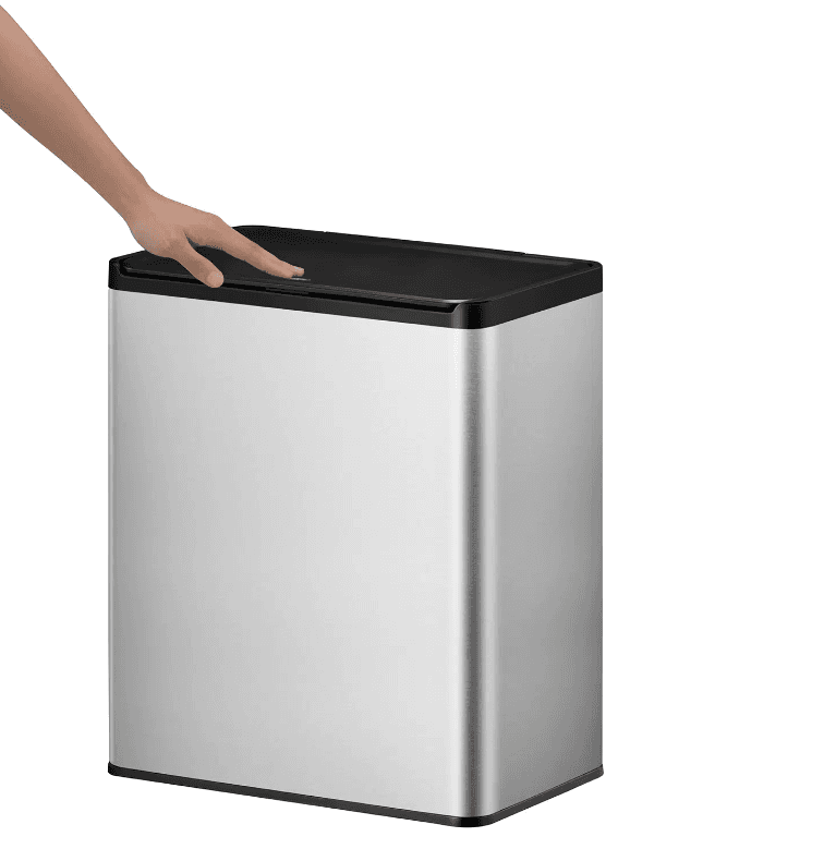 EKO Кош за разделно събиране “ESSENTIAL TOUCH“ – 2 х 20 л – хром мат