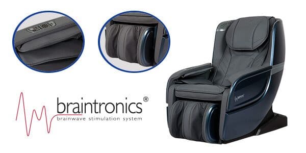CASADA Масажен стол “ECOSONIC“ със система Braintronics® - цвят тъмно сиво/ сребристо - снимка 3