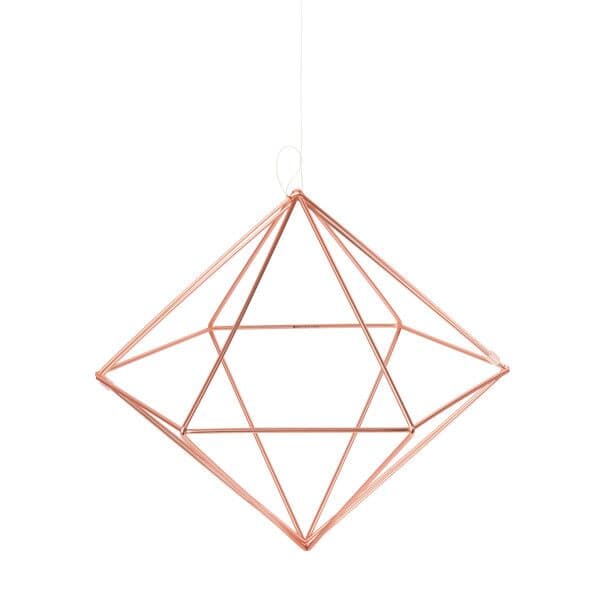 UMBRA Комплект за декорация “PRISMA“ – 6 части – мед