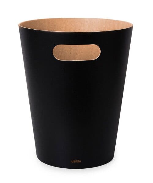 UMBRA Кошче за боклук “Woodrow“ 7,5 л. – дърво/черно
