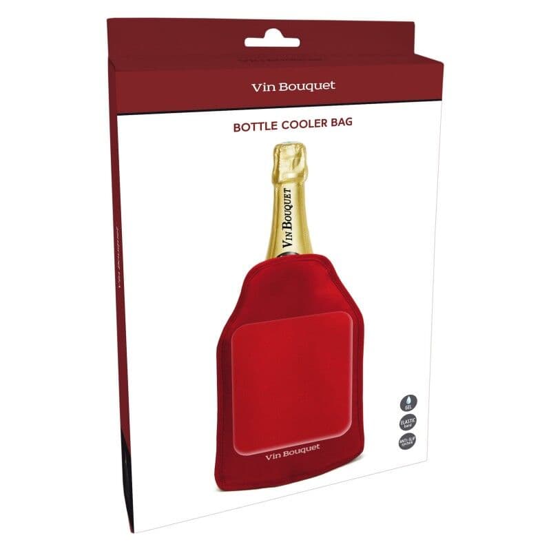 Vin Bouquet Охладител за бутилки с гел – червен