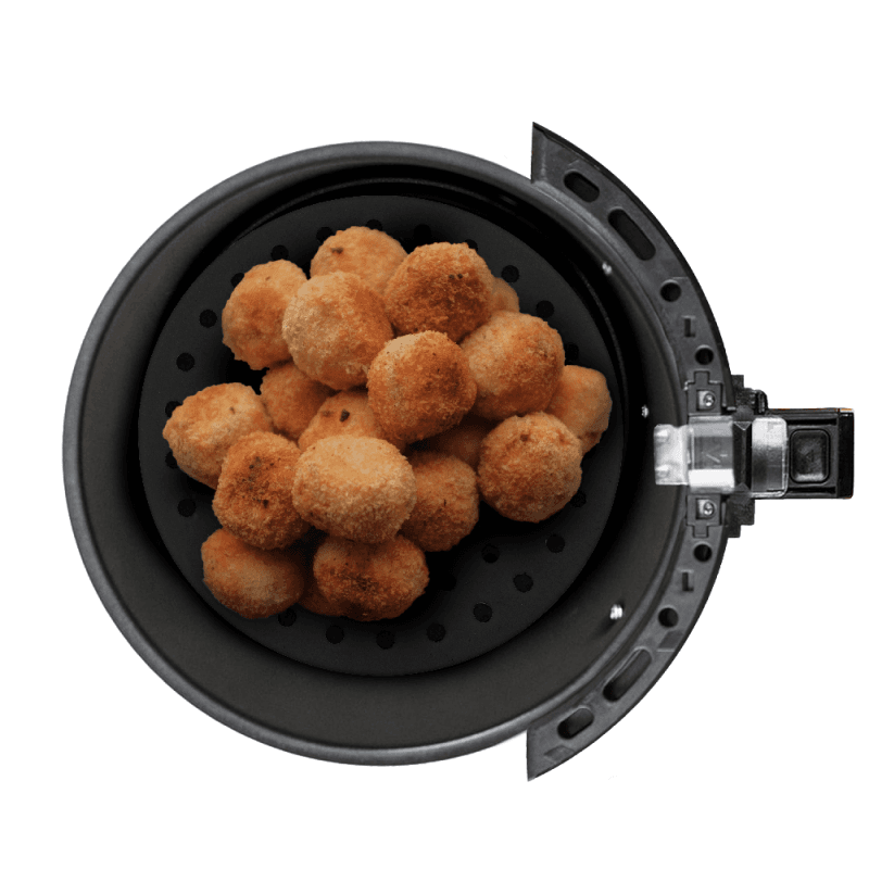 Nerthus Перфорирана кръгла силиконова подложка за AIR FRYER