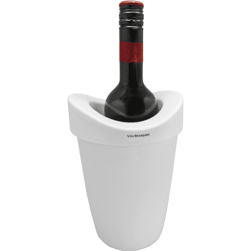 Vin Bouquet Охладител за 1 бутилка с гел – бял