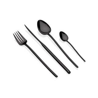 HERDMAR Прибори за хранене “STICK“- 24 части – черен мат