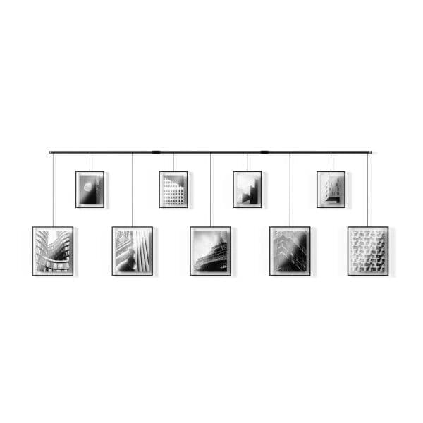 UMBRA Фотодисплей за стена “EXHIBIT“ за 9 снимки – черен цвят
